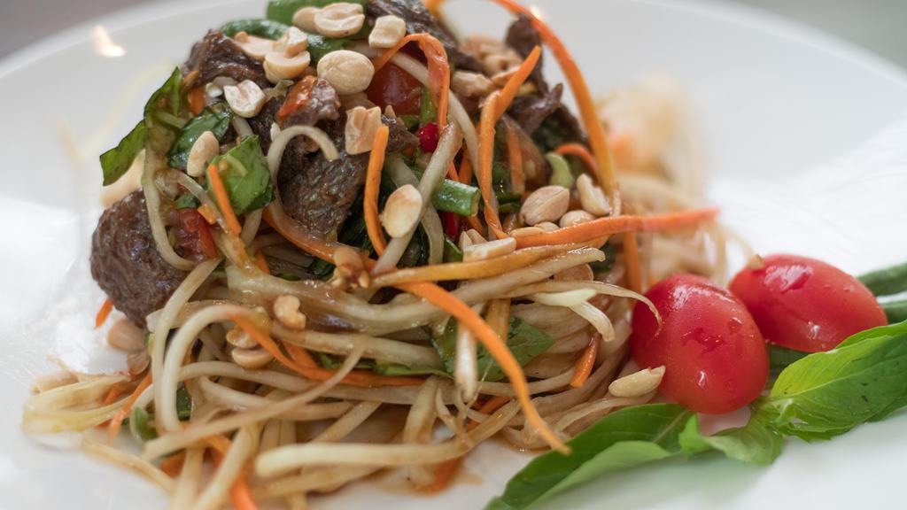 Gỏi đu đủ thái